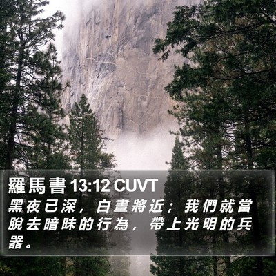 羅 馬 書 13:12 CUVT Bible Verse Image