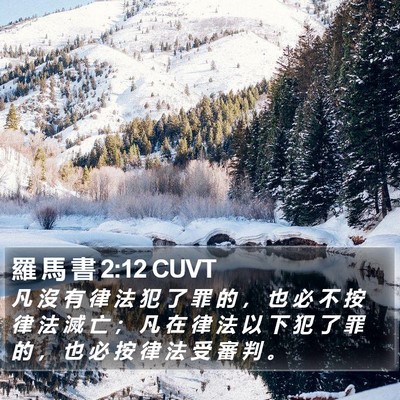羅 馬 書 2:12 CUVT Bible Verse Image