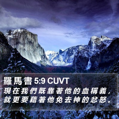 羅 馬 書 5:9 CUVT Bible Verse Image