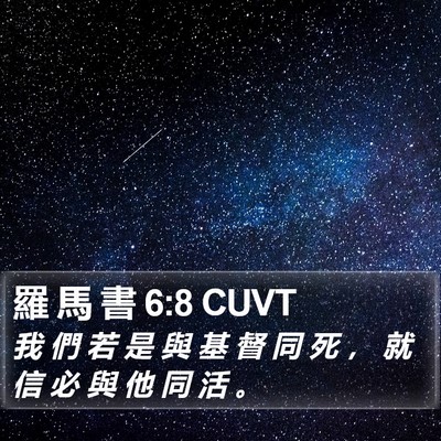 羅 馬 書 6:8 CUVT Bible Verse Image