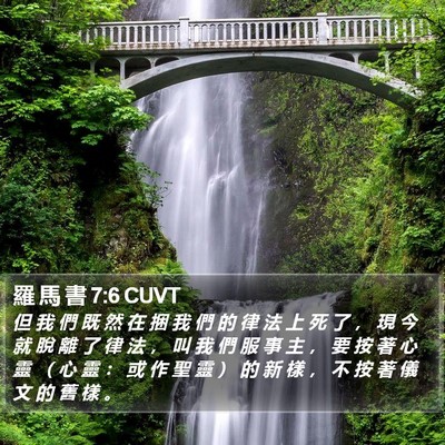 羅 馬 書 7:6 CUVT Bible Verse Image