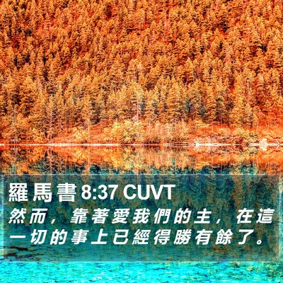 羅 馬 書 8:37 CUVT Bible Verse Image