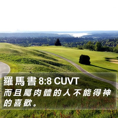 羅 馬 書 8:8 CUVT Bible Verse Image