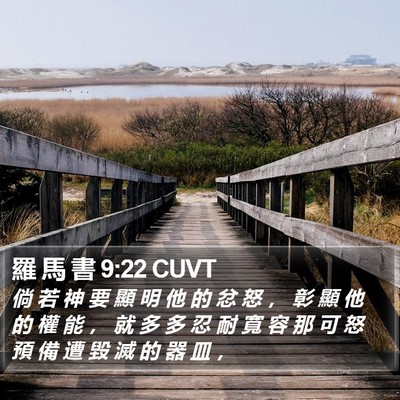 羅 馬 書 9:22 CUVT Bible Verse Image