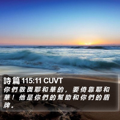 詩 篇 115:11 CUVT Bible Verse Image