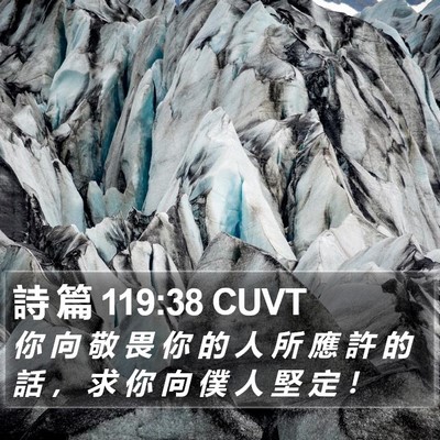 詩 篇 119:38 CUVT Bible Verse Image