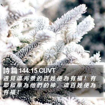 詩 篇 144:15 CUVT Bible Verse Image
