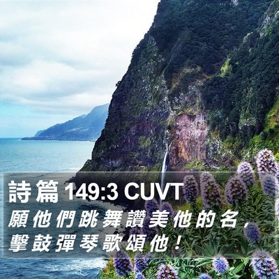詩 篇 149:3 CUVT Bible Verse Image
