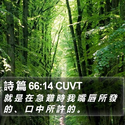 詩 篇 66:14 CUVT Bible Verse Image