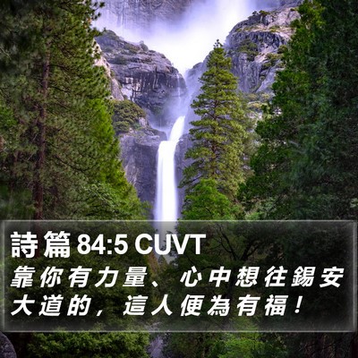 詩 篇 84:5 CUVT Bible Verse Image