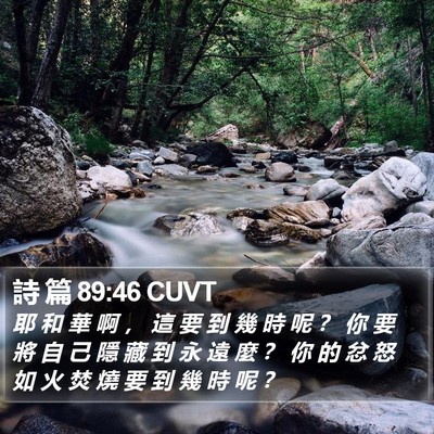 詩 篇 89:46 CUVT Bible Verse Image