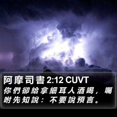 阿 摩 司 書 2:12 CUVT Bible Verse Image