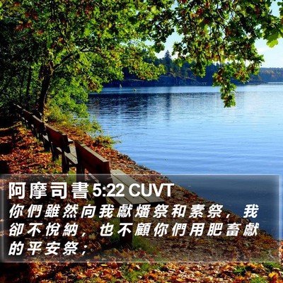阿 摩 司 書 5:22 CUVT Bible Verse Image