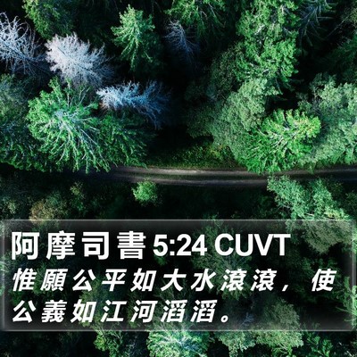 阿 摩 司 書 5:24 CUVT Bible Verse Image