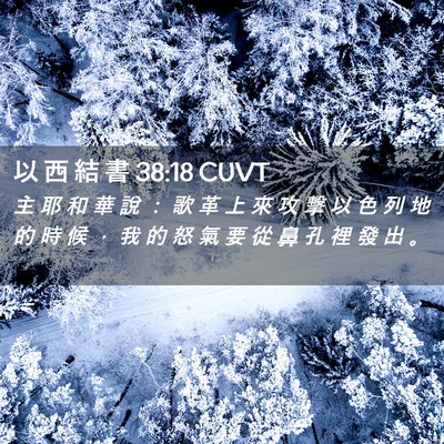 Picture 02 - 以 西 結 書 38:18 CUVT - 主 耶 和 華 說 ： 歌 革 上 來 攻 擊 - Bible Verse Picture