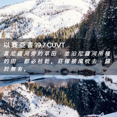 Picture 02 - 以 賽 亞 書 19:7 CUVT - 靠 尼 羅 河 旁 的 草 田 ， 並 沿 尼 - Bible Verse Picture