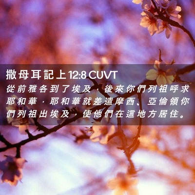 Picture 02 - 撒 母 耳 記 上 12:8 CUVT - 從 前 雅 各 到 了 埃 及 ， 後 來 你 - Bible Verse Picture