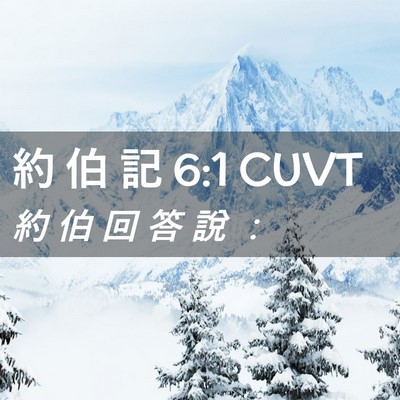 Picture 02 - 約 伯 記 6:1 CUVT - 約 伯 回 答 說 - Bible Verse Picture