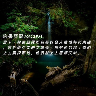 Picture 02 - 約 書 亞 記 7:2 CUVT - 當 下 ， 約 書 亞 從 耶 利 哥 打 發 - Bible Verse Picture