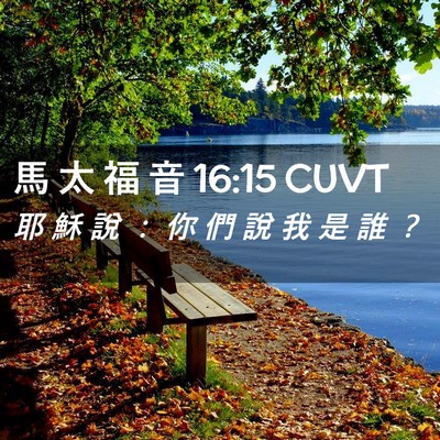 Picture 02 - 馬 太 福 音 16:15 CUVT - 耶 穌 說 ： 你 們 說 我 是 誰 - Bible Verse Picture