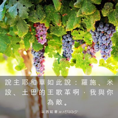 Picture 03 - 以 西 結 書 38:3 CUVT - 說 主 耶 和 華 如 此 說 ： 羅 施 、 - Bible Verse Picture