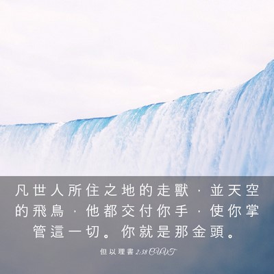 Picture 03 - 但 以 理 書 2:38 CUVT - 凡 世 人 所 住 之 地 的 走 獸 ， 並 - Bible Verse Picture