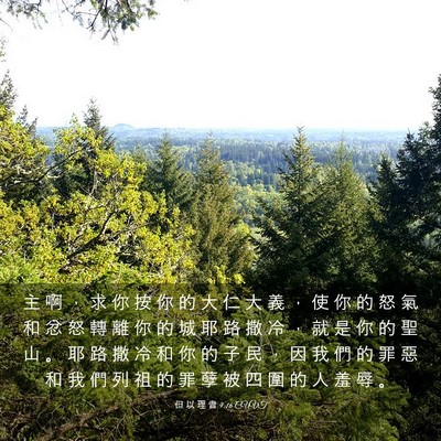 Picture 03 - 但 以 理 書 9:16 CUVT - 主 啊 ， 求 你 按 你 的 大 仁 大 義 - Bible Verse Picture