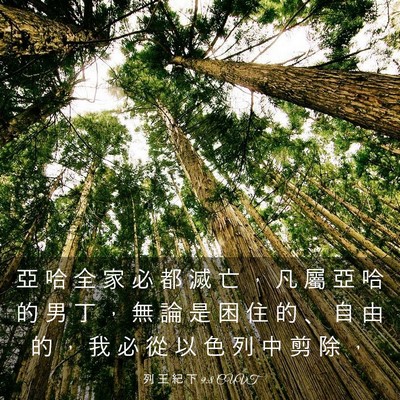 Picture 03 - 列 王 紀 下 9:8 CUVT - 亞 哈 全 家 必 都 滅 亡 ， 凡 屬 亞 - Bible Verse Picture