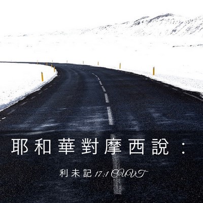 Picture 03 - 利 未 記 17:1 CUVT - 耶 和 華 對 摩 西 說 - Bible Verse Picture