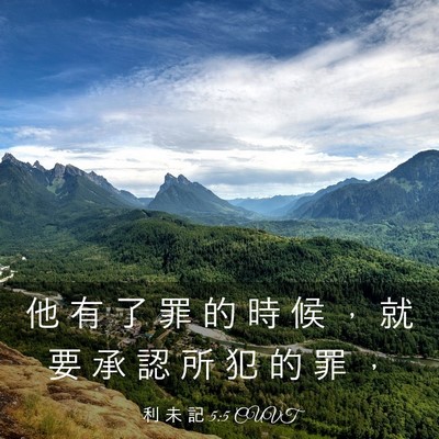 Picture 03 - 利 未 記 5:5 CUVT - 他 有 了 罪 的 時 候 ， 就 要 承 認 - Bible Verse Picture