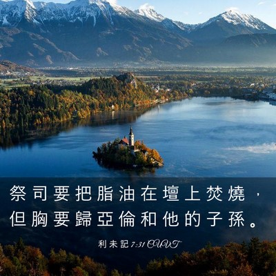 Picture 03 - 利 未 記 7:31 CUVT - 祭 司 要 把 脂 油 在 壇 上 焚 燒 ， - Bible Verse Picture