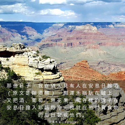 Picture 03 - 尼 希 米 記 13:15 CUVT - 那 些 日 子 ， 我 在 猶 大 見 有 人 - Bible Verse Picture
