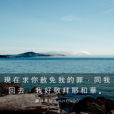 Picture 03 - 撒 母 耳 記 上 15:25 CUVT - 現 在 求 你 赦 免 我 的 罪 ， 同 我 - Bible Verse Picture