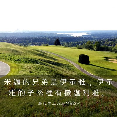 Picture 03 - 歷 代 志 上 24:25 CUVT - 米 迦 的 兄 弟 是 伊 示 雅 ； 伊 示 - Bible Verse Picture