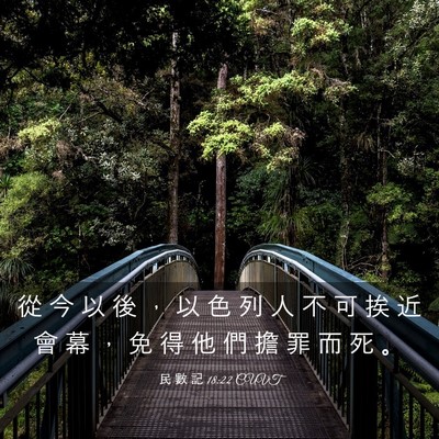 Picture 03 - 民 數 記 18:22 CUVT - 從 今 以 後 ， 以 色 列 人 不 可 挨 - Bible Verse Picture