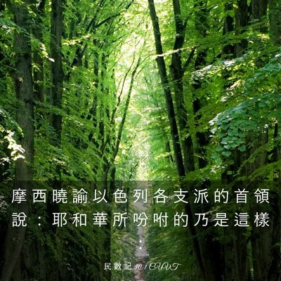 Picture 03 - 民 數 記 30:1 CUVT - 摩 西 曉 諭 以 色 列 各 支 派 的 首 - Bible Verse Picture