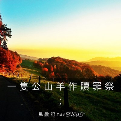 Picture 03 - 民 數 記 7:64 CUVT - 一 隻 公 山 羊 作 贖 罪 祭 - Bible Verse Picture