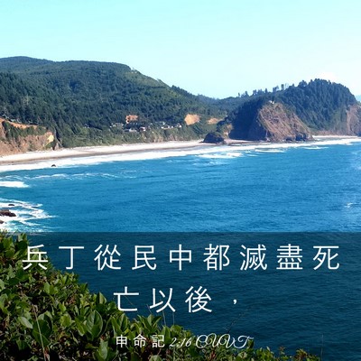 Picture 03 - 申 命 記 2:16 CUVT - 兵 丁 從 民 中 都 滅 盡 死 亡 以 後 - Bible Verse Picture