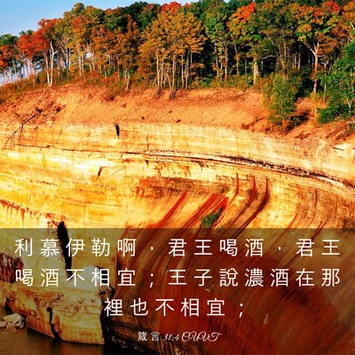 Picture 03 - 箴 言 31:4 CUVT - 利 慕 伊 勒 啊 ， 君 王 喝 酒 ， 君 - Bible Verse Picture