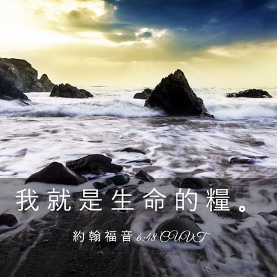 Picture 03 - 約 翰 福 音 6:48 CUVT - 我 就 是 生 命 的 糧 - Bible Verse Picture