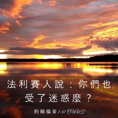 Picture 03 - 約 翰 福 音 7:47 CUVT - 法 利 賽 人 說 ： 你 們 也 受 了 迷 - Bible Verse Picture