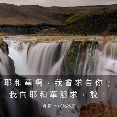 Picture 03 - 詩 篇 30:8 CUVT - 耶 和 華 啊 ， 我 曾 求 告 你 ； 我 - Bible Verse Picture
