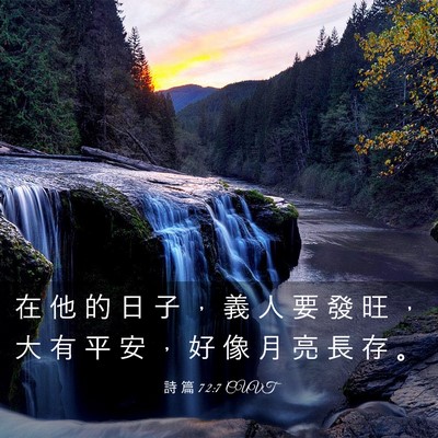 Picture 03 - 詩 篇 72:7 CUVT - 在 他 的 日 子 ， 義 人 要 發 旺 ， - Bible Verse Picture
