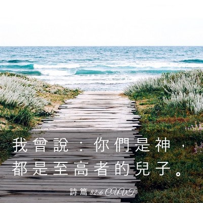 Picture 03 - 詩 篇 82:6 CUVT - 我 曾 說 ： 你 們 是 神 ， 都 是 至 - Bible Verse Picture