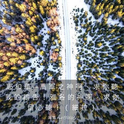 Picture 03 - 詩 篇 84:8 CUVT - 耶 和 華 ─ 萬 軍 之 神 啊 ， 求 你 - Bible Verse Picture