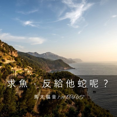 Picture 03 - 馬 太 福 音 7:10 CUVT - 求 魚 ， 反 給 他 蛇 呢 - Bible Verse Picture