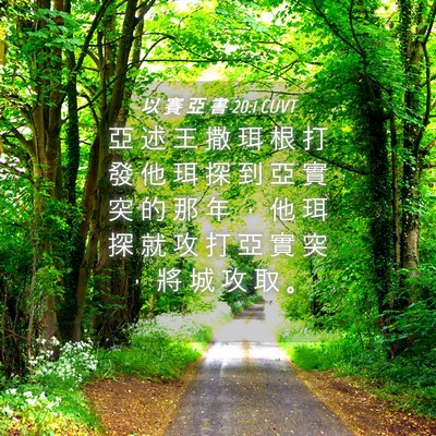 Picture 04 - 以 賽 亞 書 20:1 CUVT - 亞 述 王 撒 珥 根 打 發 他 珥 探 到 - Bible Verse Picture