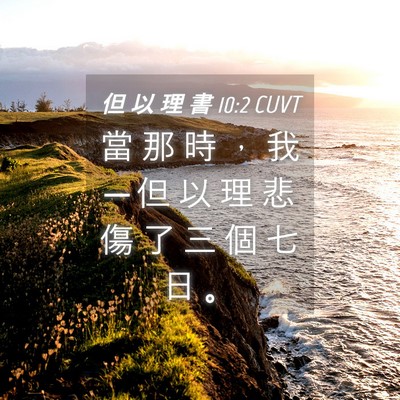 Picture 04 - 但 以 理 書 10:2 CUVT - 當 那 時 ， 我 ─ 但 以 理 悲 傷 了 - Bible Verse Picture