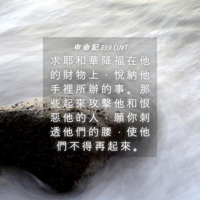 Picture 04 - 申 命 記 33:11 CUVT - 求 耶 和 華 降 福 在 他 的 財 物 上 - Bible Verse Picture