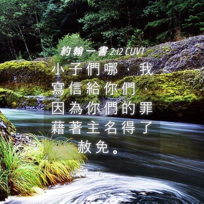 Picture 04 - 約 翰 一 書 2:12 CUVT - 小 子 們 哪 ， 我 寫 信 給 你 們 ， - Bible Verse Picture